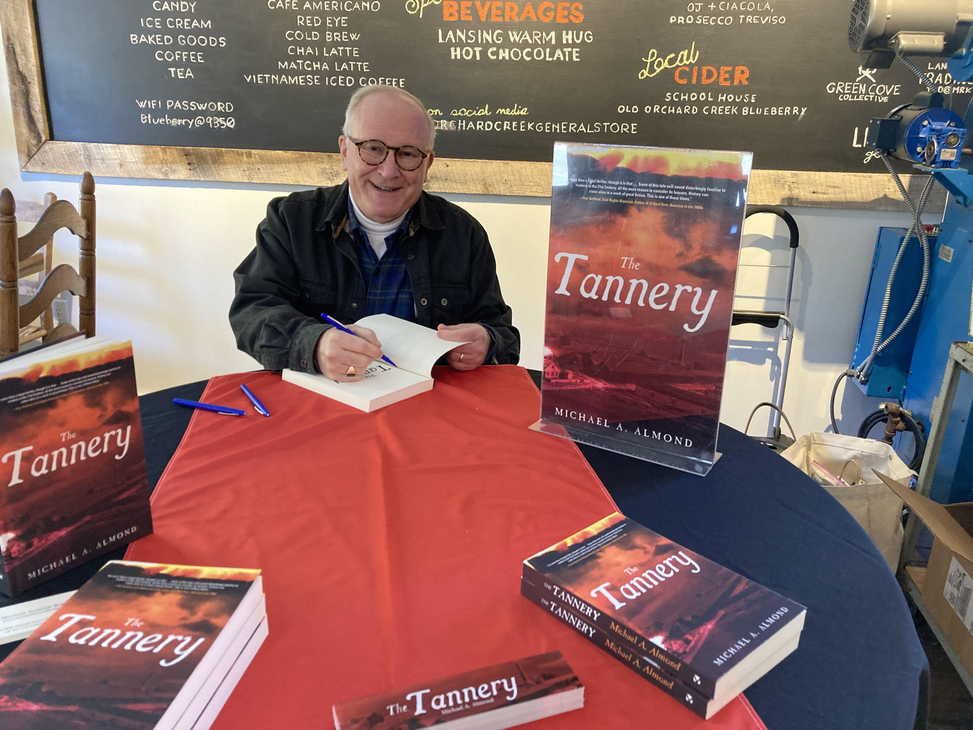 Michael Almond author of The Tannery