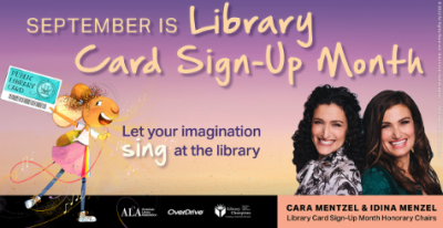 September is Library Card Sign-up Month